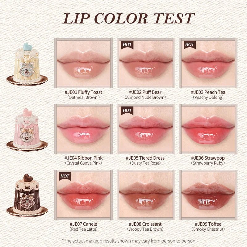 Flower Knows The Sweetie Bear Collection Coating Lip Jelly (9 Colors) by Flower Knows – Lip Gloss