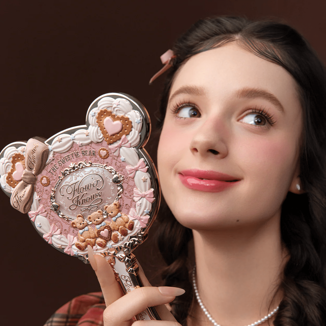 Flower Knows The Sweetie Bear Collection Hand Mirror (2 Colors) by Flower Knows – Other Tools