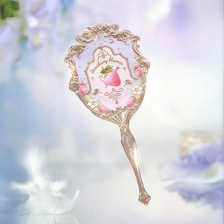 🎁 Flower Knows Violet Strawberry Rococo Hand Mirror Wisteria (Purple) (100% off) by Flower Knows – photo