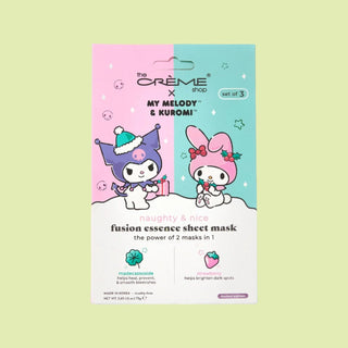 Fusion Essence Mask My Melody & Kuromi Holiday (3) - The Creme Shop | Kiokii and...