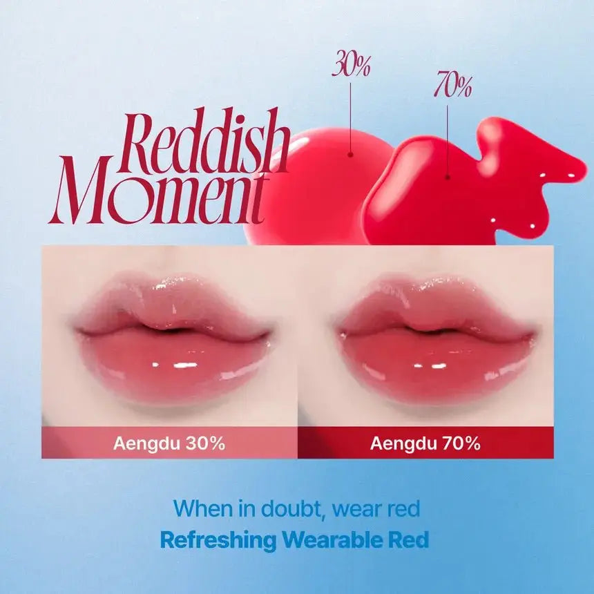 Fwee 3D Voluming Gloss - A04 & B04 (Aengdu) by Fwee – Lip Tint & Stain