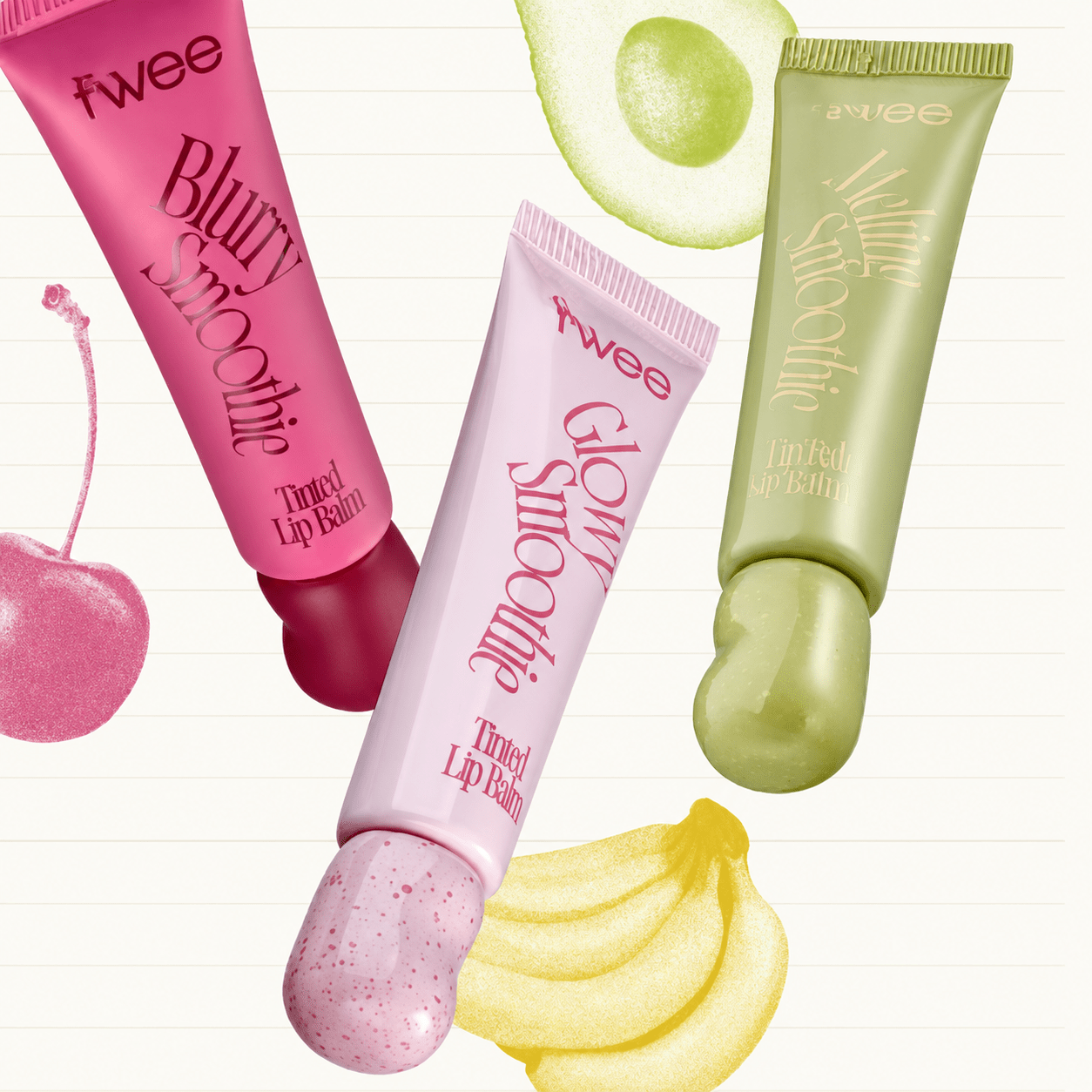 Fwee BLURRY Smoothie Tinted Lip Balm (4 Colors) by Fwee – Tinted Lip Balm