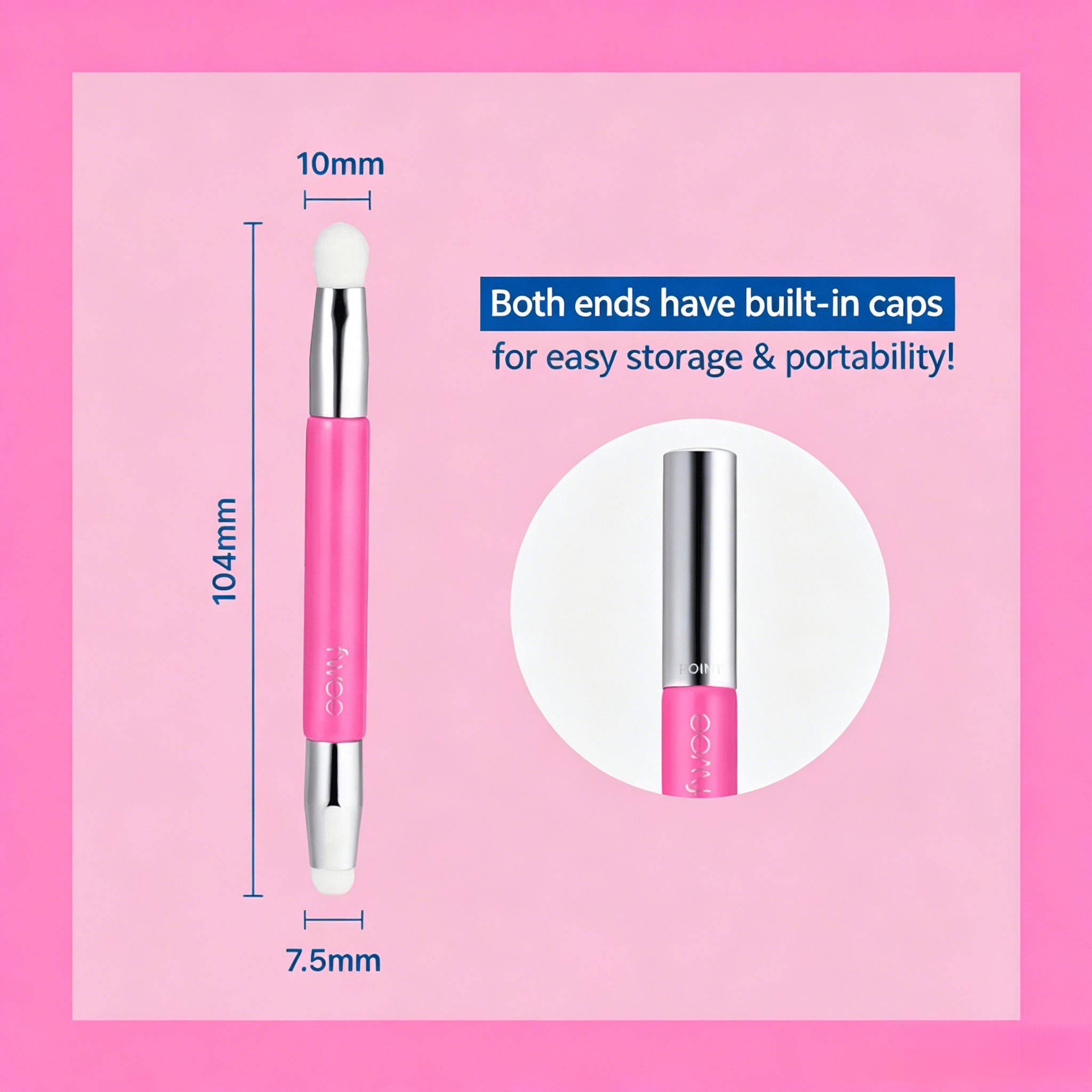 Fwee Featherlike Dual Eyeshadow Brush 1pc by Fwee – Brush & Cleaning Tools