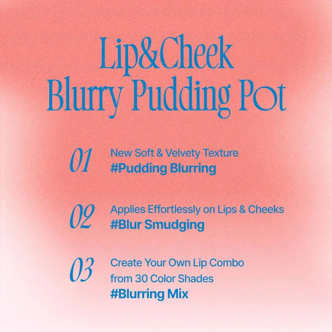 FWEE Lip&Cheek Blurry Pudding Pot 5g - Bestie Moment by Fwee – Lip & Cheek Balm