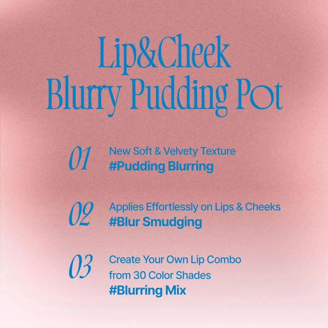 FWEE Lip&Cheek Blurry Pudding Pot 5g - Faded Moment by Fwee – Lip & Cheek Balm