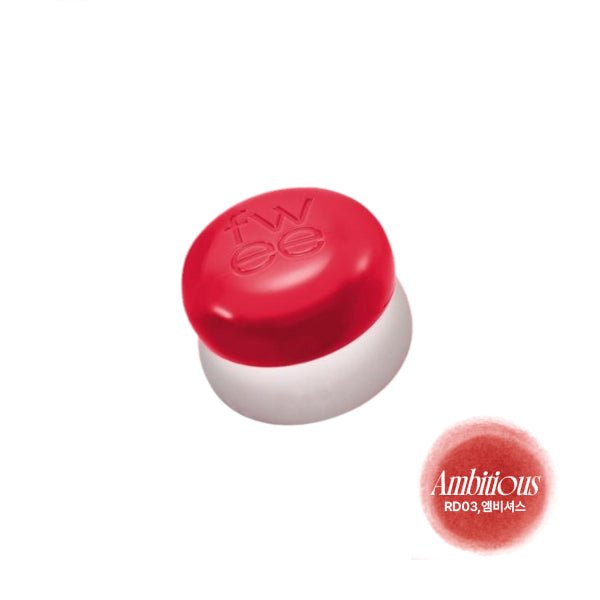 FWEE Lip&Cheek Blurry Pudding Pot 5g - Reddish Moment by Fwee – Lip & Cheek Balm