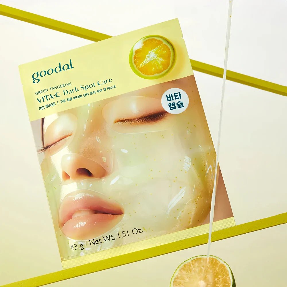 GOODAL Green Tangerine Vita C Dark Spot Care Gel Mask 5pcs by Goodal – Sheet Mask