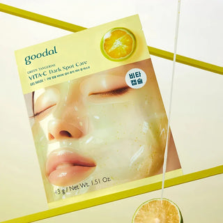 GOODAL Green Tangerine Vita C Dark Spot Care Gel Mask 5pcs by Goodal – Sheet Mask