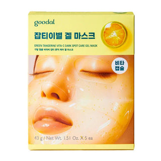 GOODAL Green Tangerine Vita C Dark Spot Care Gel Mask 5pcs by Goodal – Sheet Mask