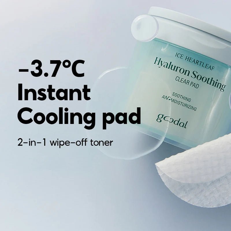 GOODAL Houttuynia Cordata Hyaluron Soothing Clear Pad 70 Pads by Goodal – Toner Pads