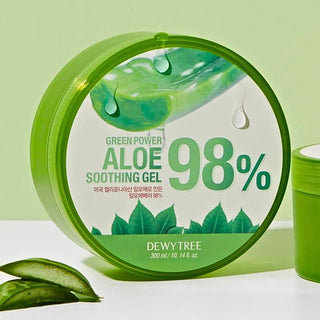 Green Power 98% Aloe Soothing Gel 300ml - Dewytree | Kiokii and...