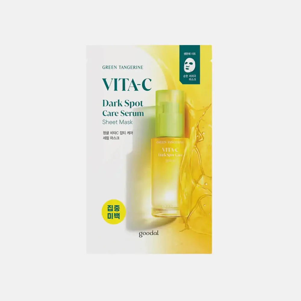Goodal Green Tangerine Vita C Dark Spot Care Serum Mask 5pcs by Goodal – Sheet Mask