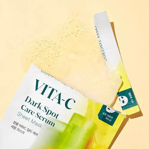 Goodal Green Tangerine Vita C Dark Spot Care Serum Mask 5pcs by Goodal – Sheet Mask
