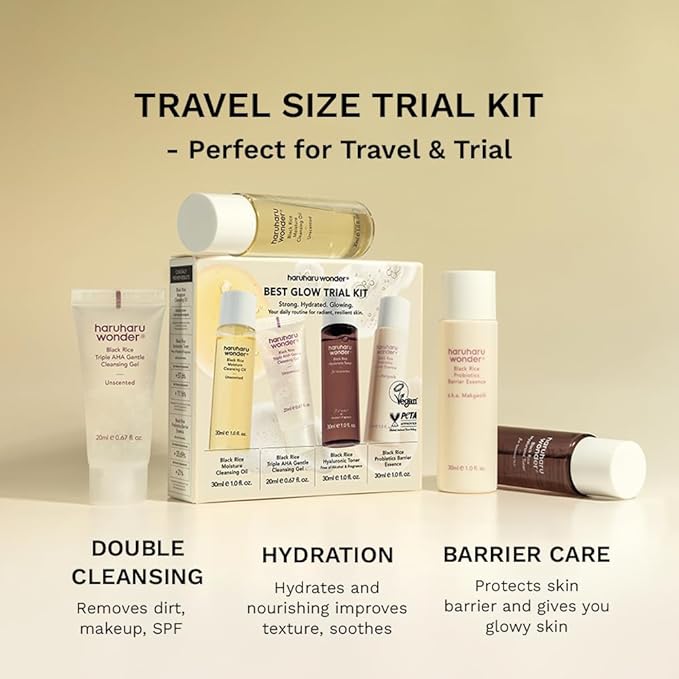 haruharu wonder Best Glow Trial Kit by haruharu wonder – Skincare Set