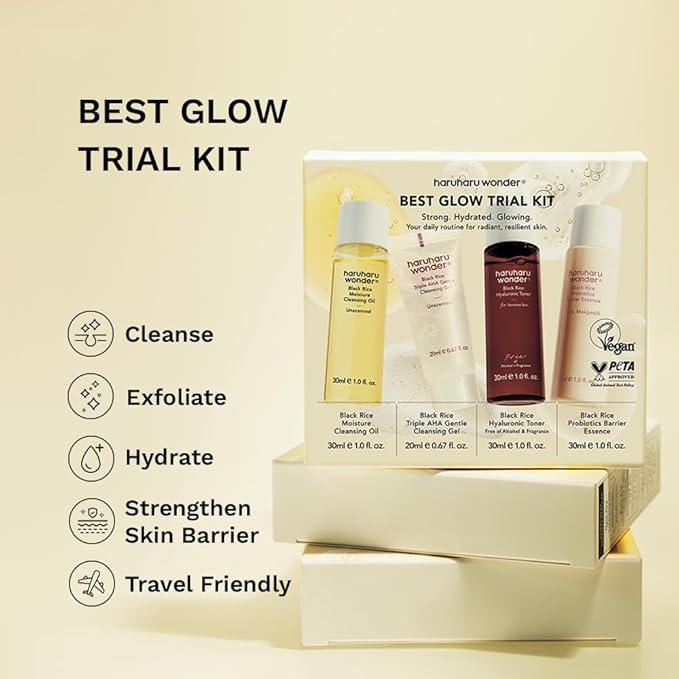 haruharu wonder Best Glow Trial Kit by haruharu wonder – Skincare Set