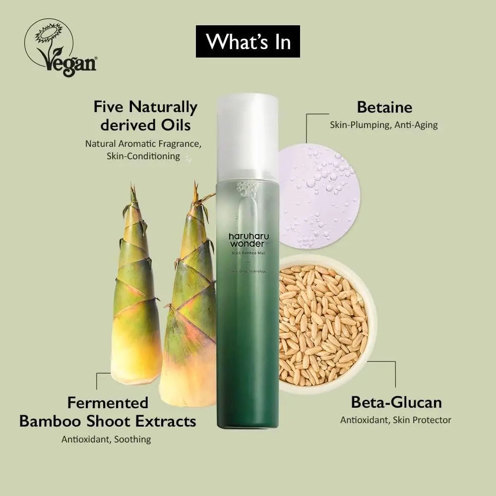 Haruharu Wonder Black Bamboo Mist 150ml by haruharu wonder – Facial Spray