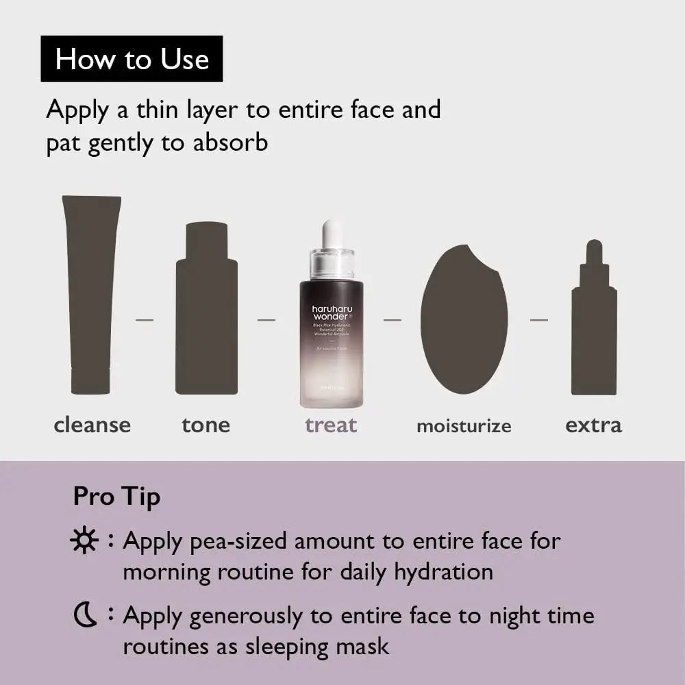 Haruharu Wonder Black Rice Hyaluronic Botanical 2GF Wonderful Ampoule 30ml by haruharu wonder – Serum & Ampoule