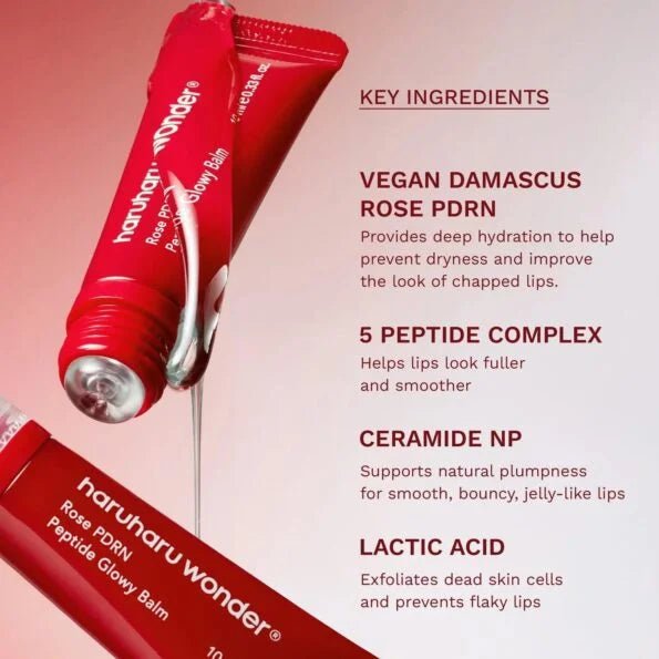 haruharu wonder Rose PDRN Peptide Glowy Balm 10ml by haruharu wonder – Lip Treatment