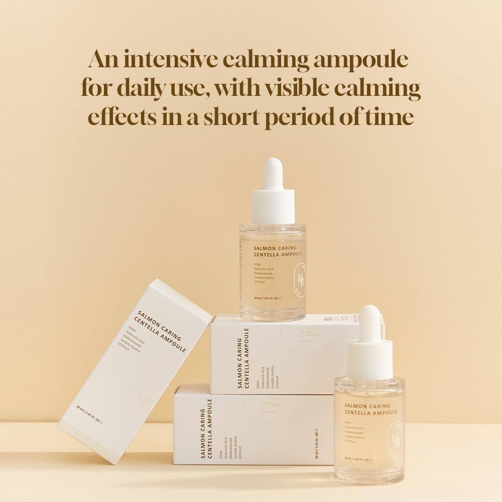 HEVEBLUE Salmon Caring Centella Ampoule 30ml by HEVEBLUE – Serum & Ampoule