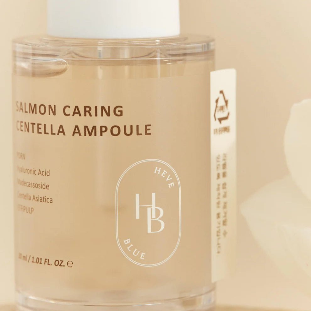 HEVEBLUE Salmon Caring Centella Ampoule 30ml by HEVEBLUE – Serum & Ampoule