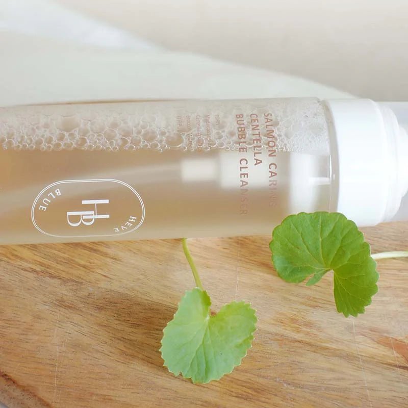 HEVEBLUE Salmon Caring Centella Bubble Cleanser 200ml by HEVEBLUE – Facial Cleanser