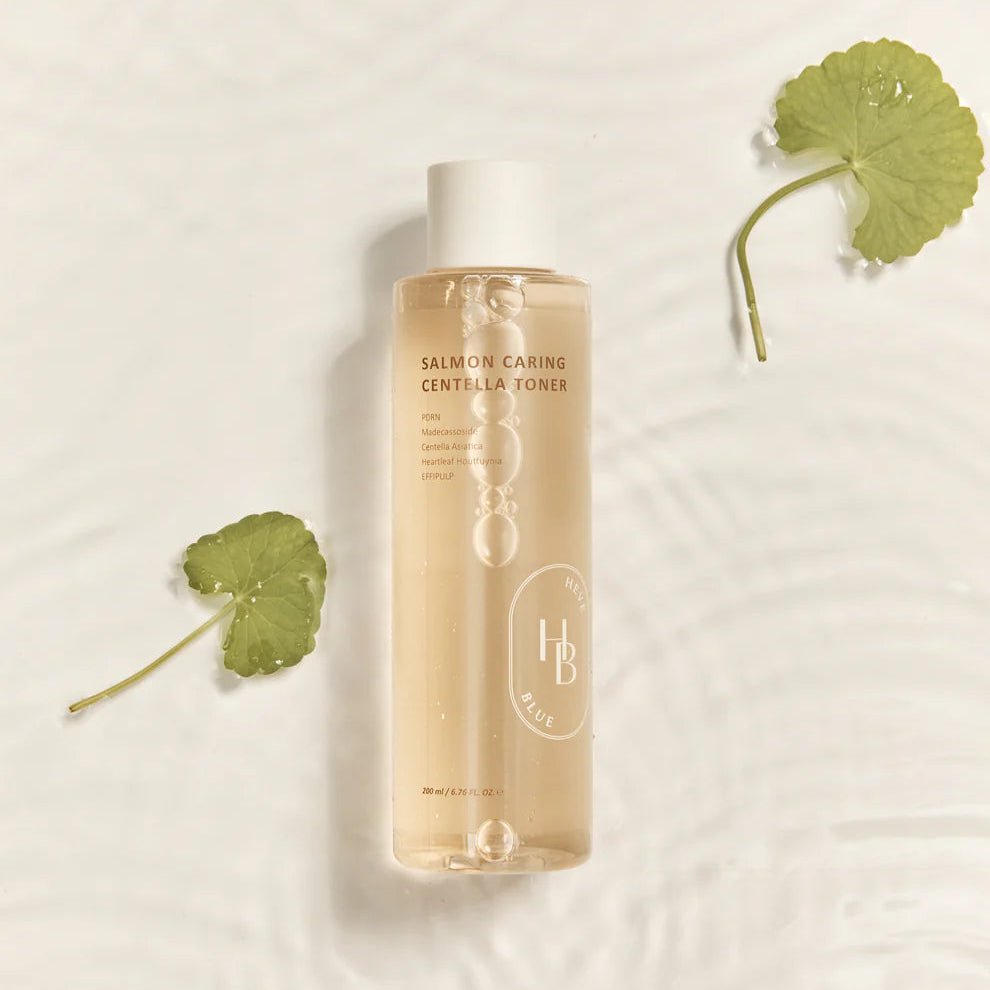HEVEBLUE Salmon Caring Centella Toner 200ml by HEVEBLUE – Toner & Essence