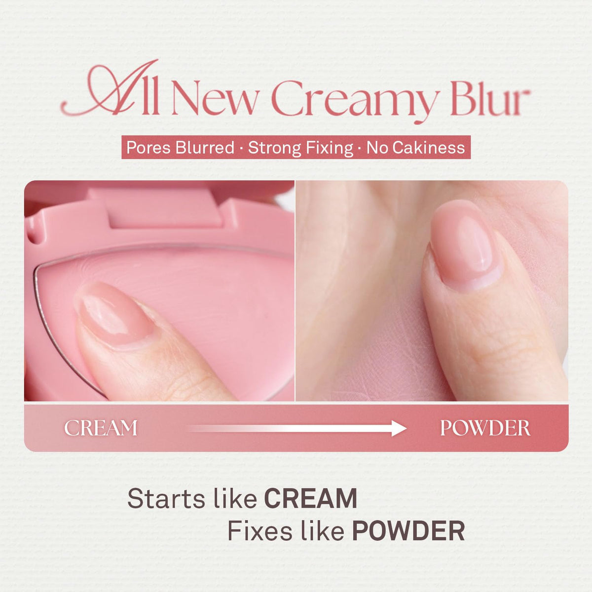 hince Half-Moon Cheek [Cream To Powder] by hince – Blush