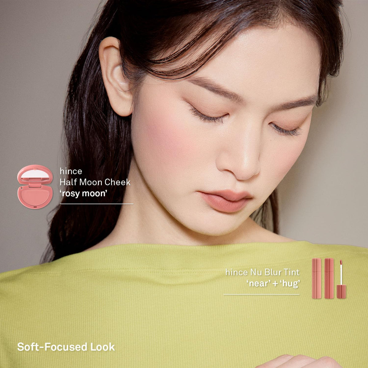 hince Half-Moon Cheek [Cream To Powder] by hince – Blush