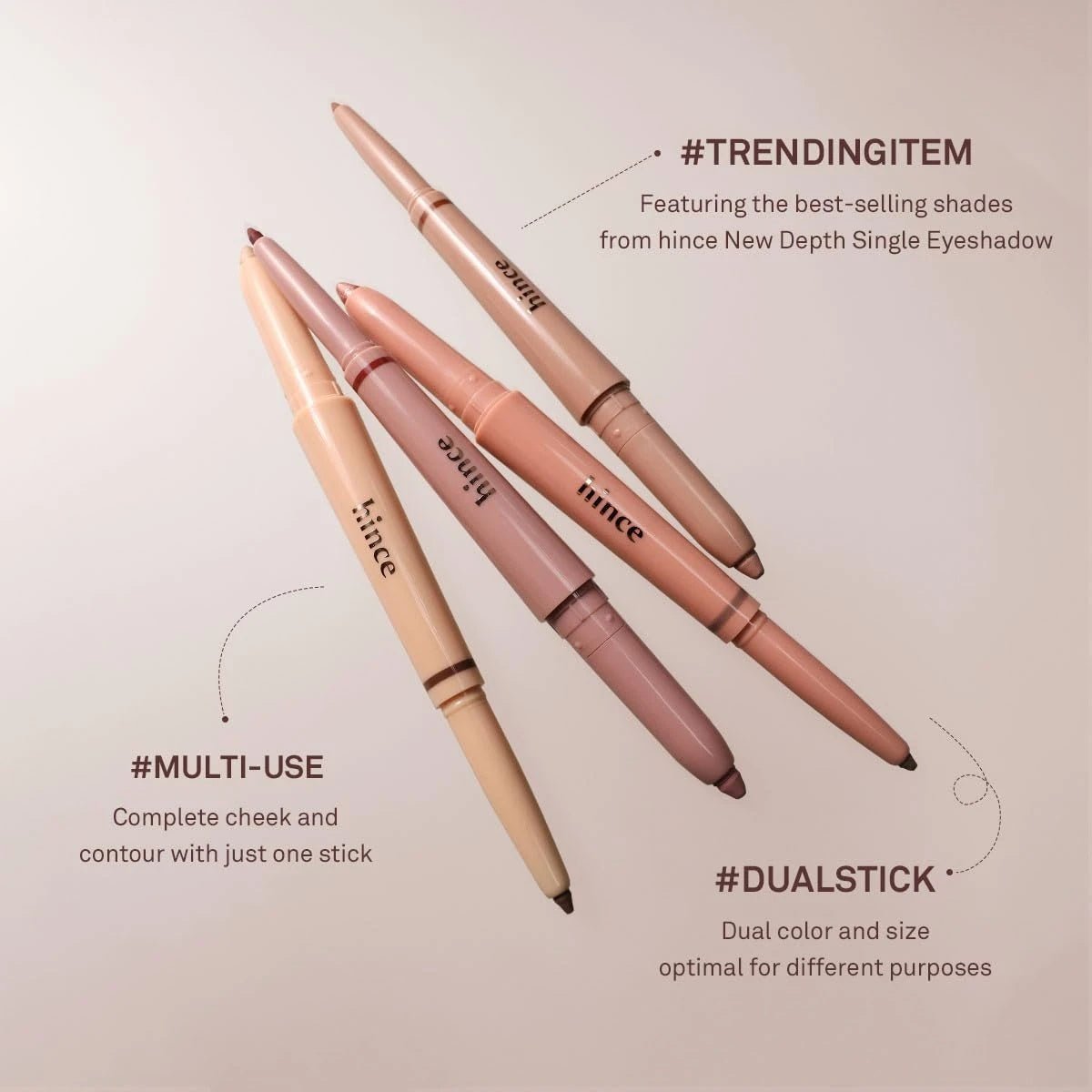 hince New Depth Dual Color Stick by hince – Eye Makeup Tools