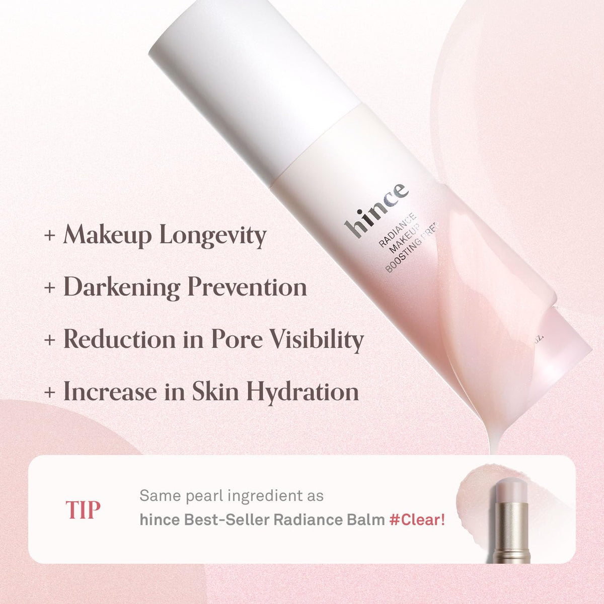 hince Radiance Makeup Boosting Prep by hince – Primer