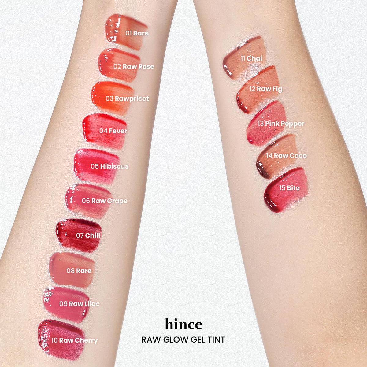 hince Raw Glow Gel Tint by hince – Lip Tint & Stain
