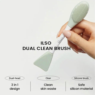 ilso Dual Clean Brush 1pc by ilso – Skin Care Tool