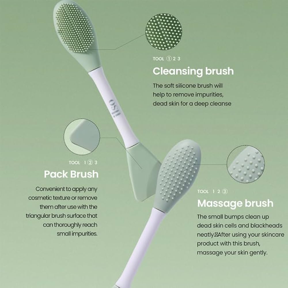 ilso Dual Clean Brush 1pc by ilso – Skin Care Tool