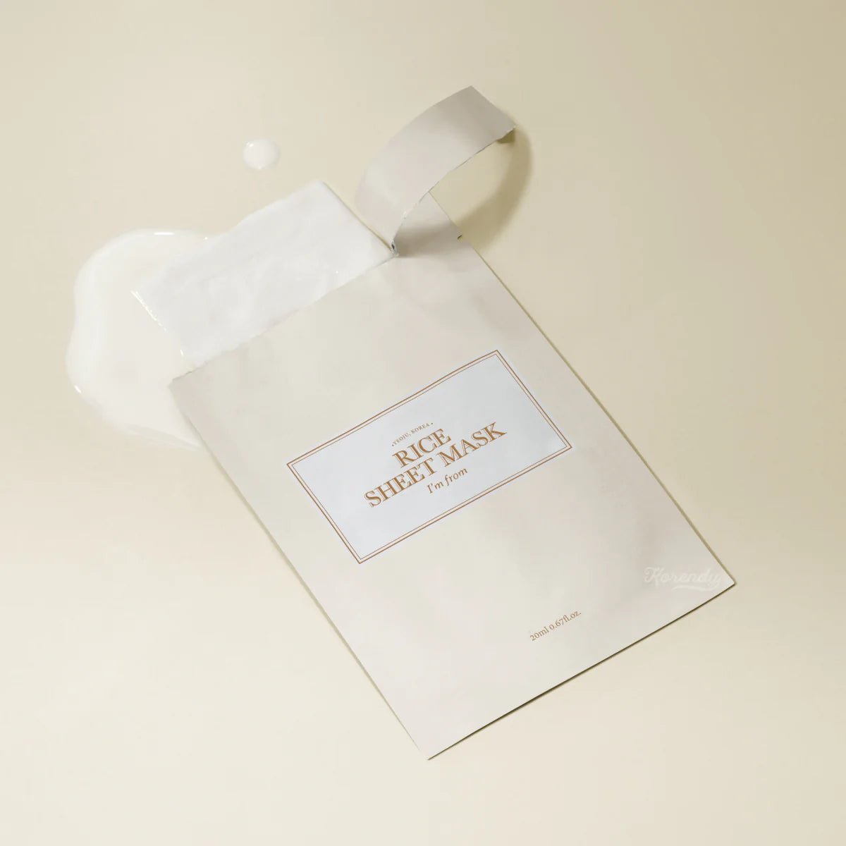 IM FROM Rice Sheet Mask 1pc by I'm From – Sheet Mask