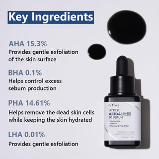 Isntree Hyper Acid 4 AHA BHA PHA LHA 30 Serum 20ml - Isntree | Kiokii and...