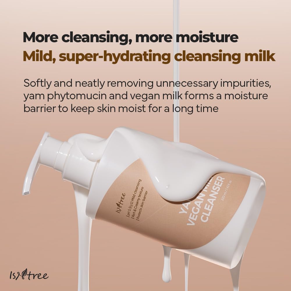 Isntree Yam Root Vegan Milk Cleanser 220ml by Isntree – Facial Cleanser