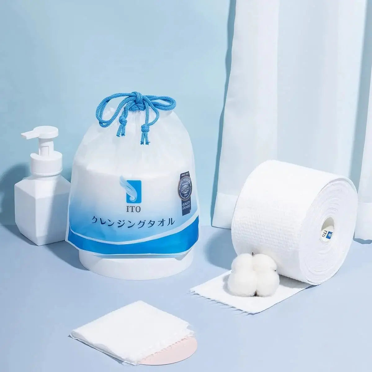 ITO Cleansing Towel Disposable Paper Towel Roll (80 Sheets) by ITO – Skin Care Tool