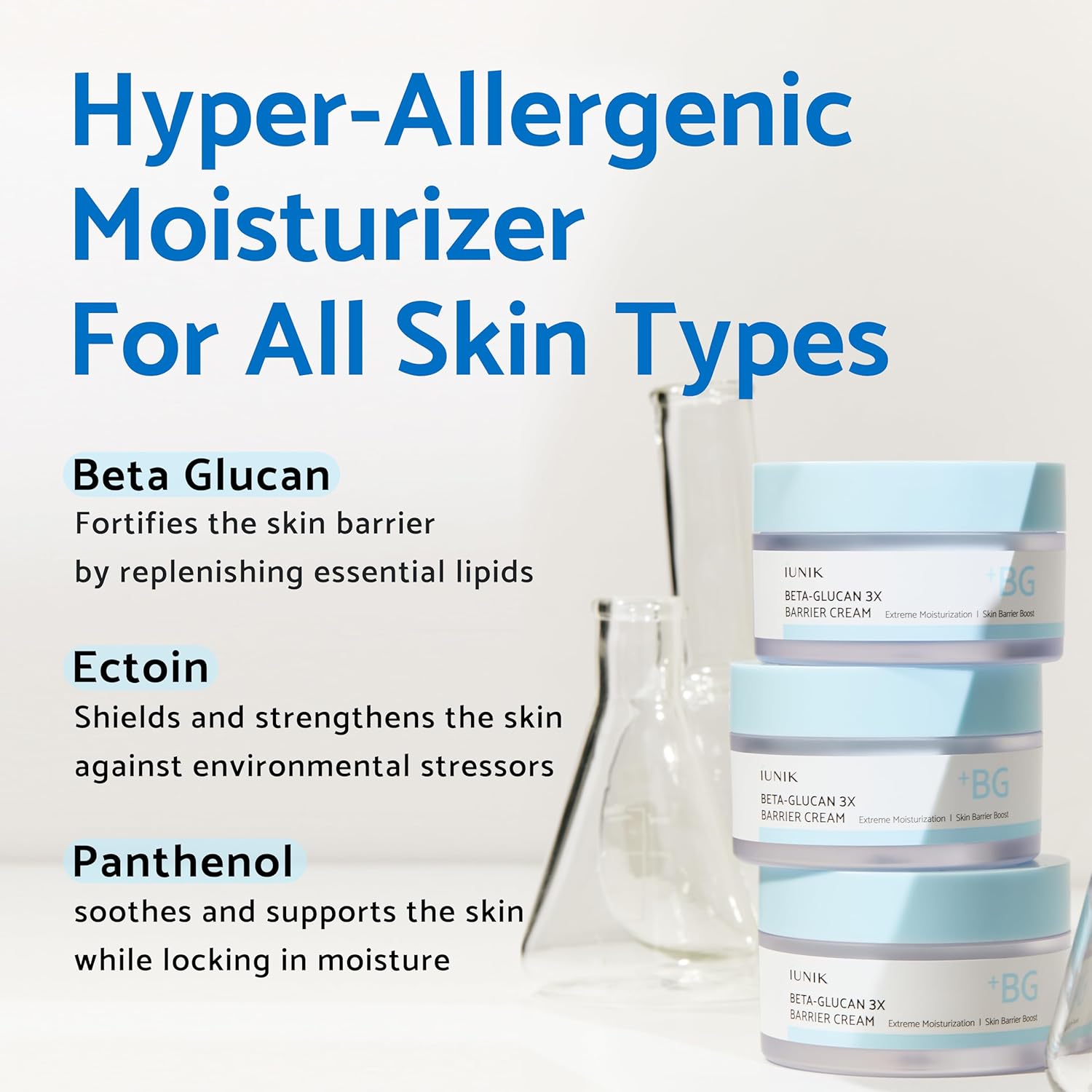 IUNIK Beta Glucan 3x Barrier Cream 50ml by iUNIK – Lotion & Cream