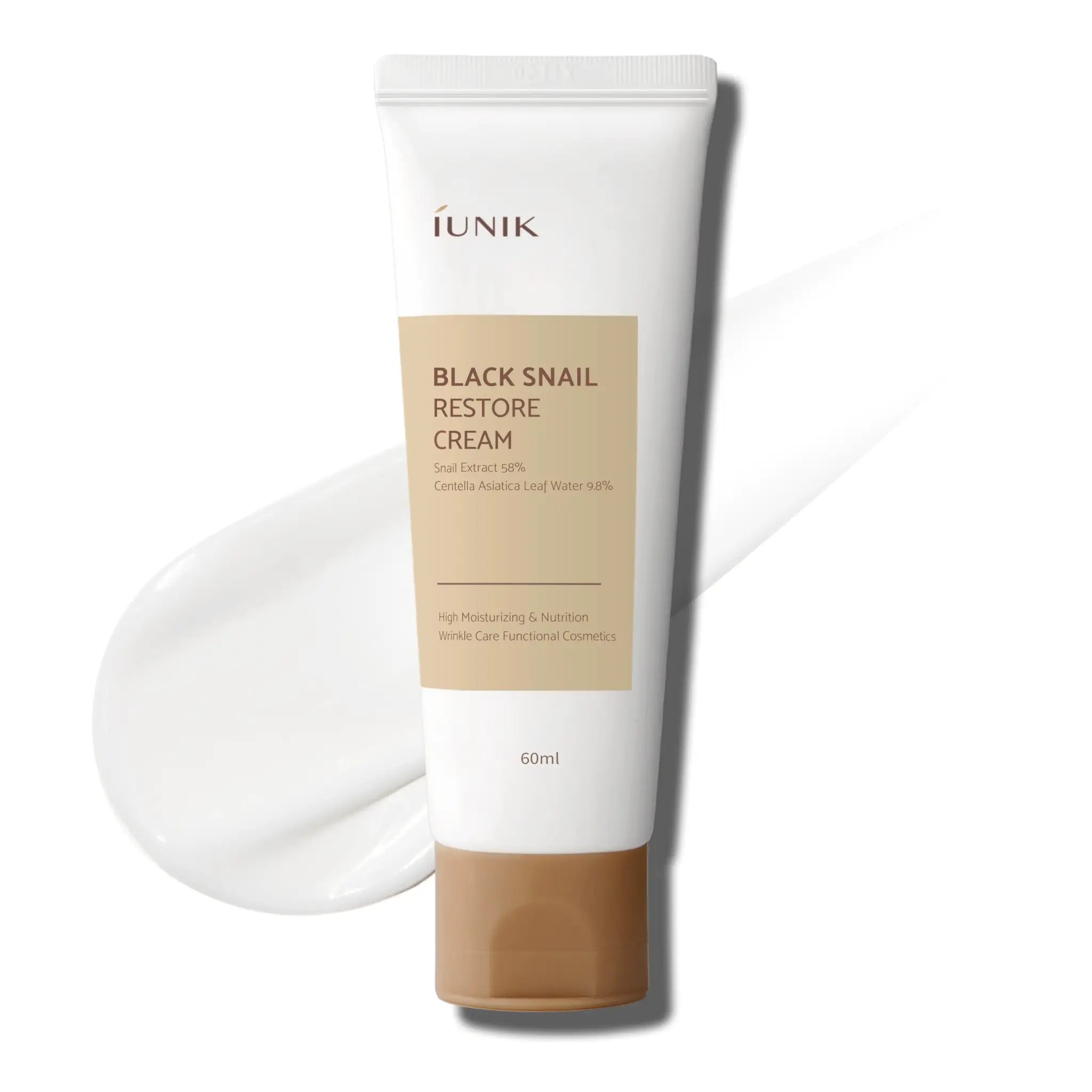 iUNIK Black Snail Restore Cream 60ml by iUNIK – Lotion & Cream