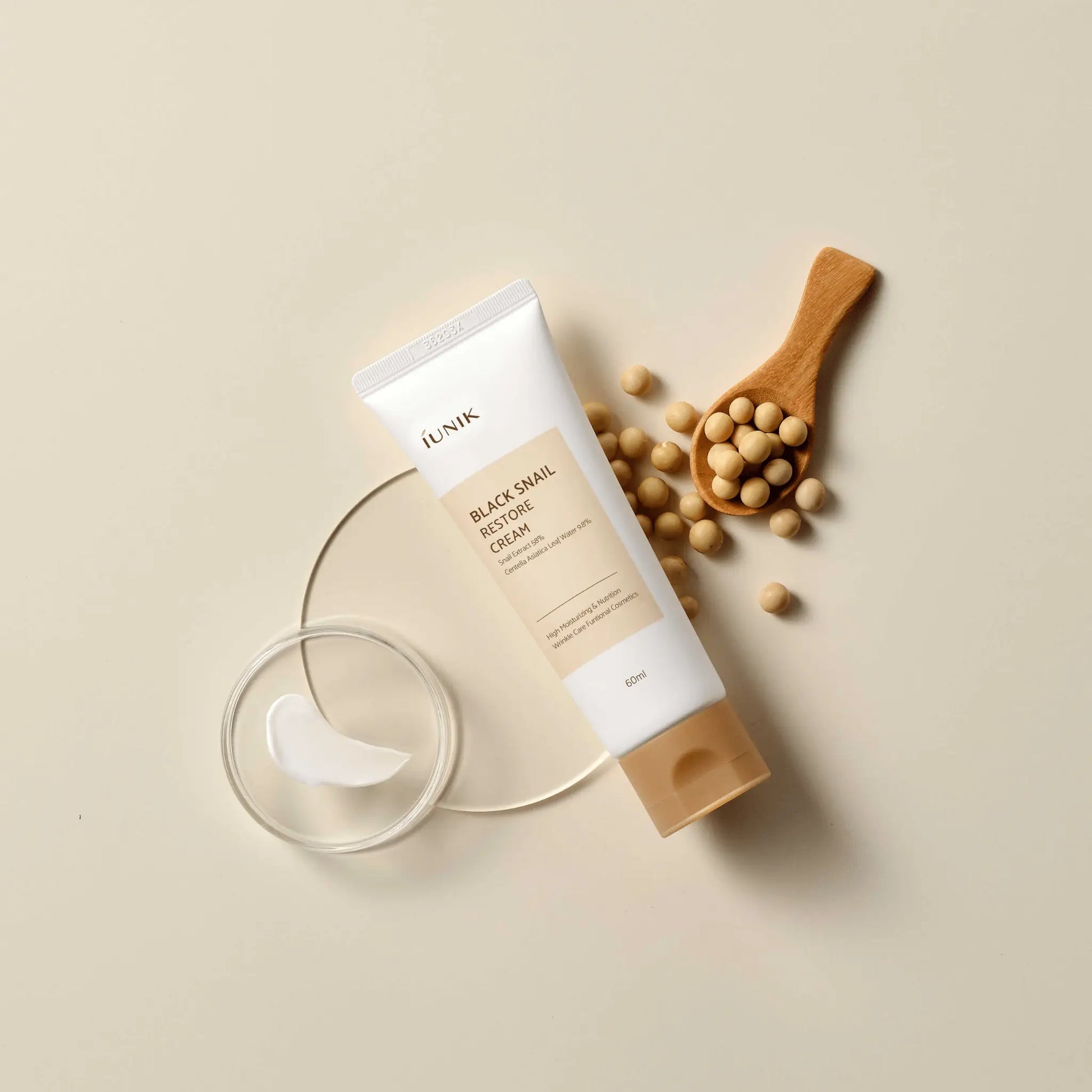 iUNIK Black Snail Restore Cream 60ml by iUNIK – Lotion & Cream