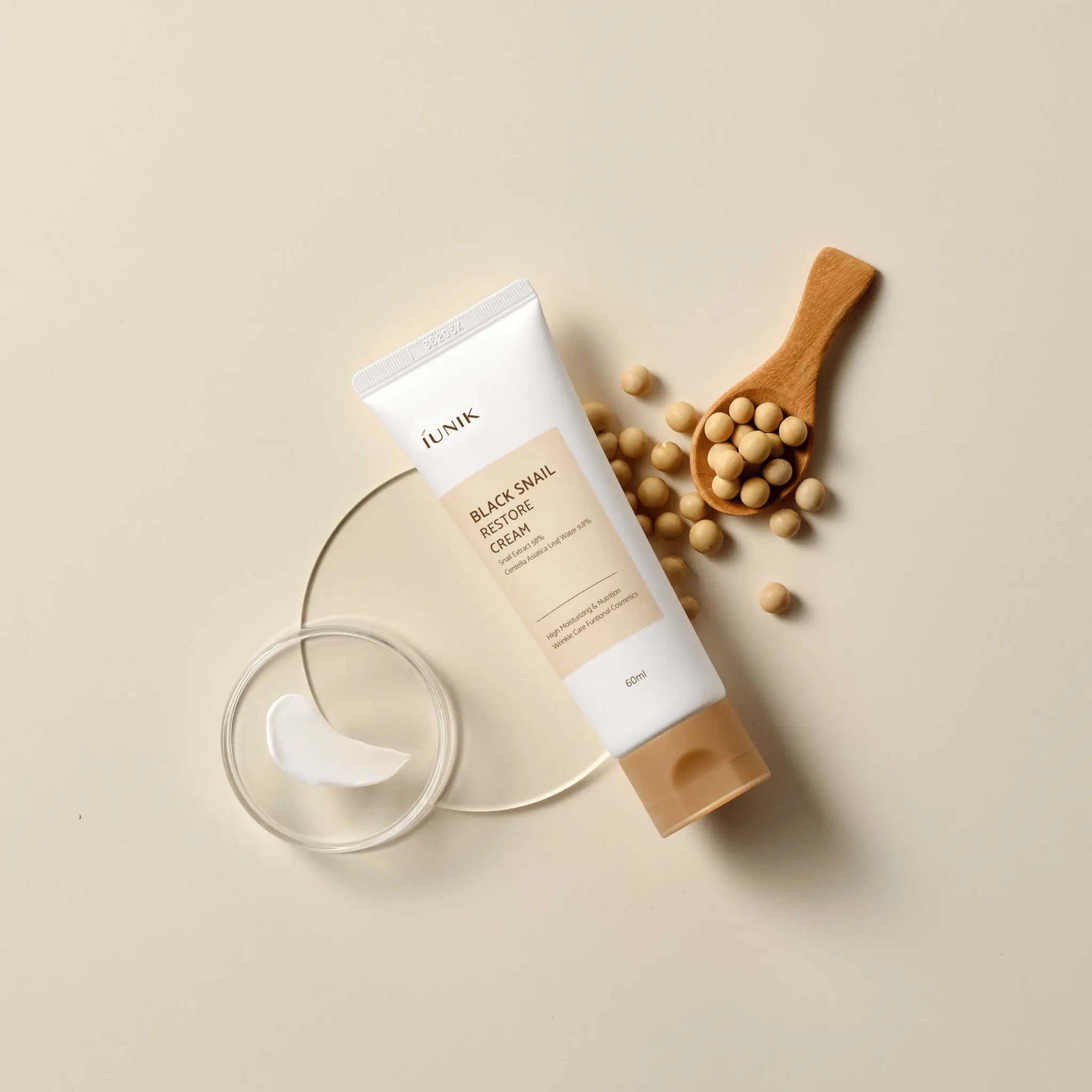 iUNIK Black Snail Restore Cream 60ml by iUNIK – Lotion & Cream