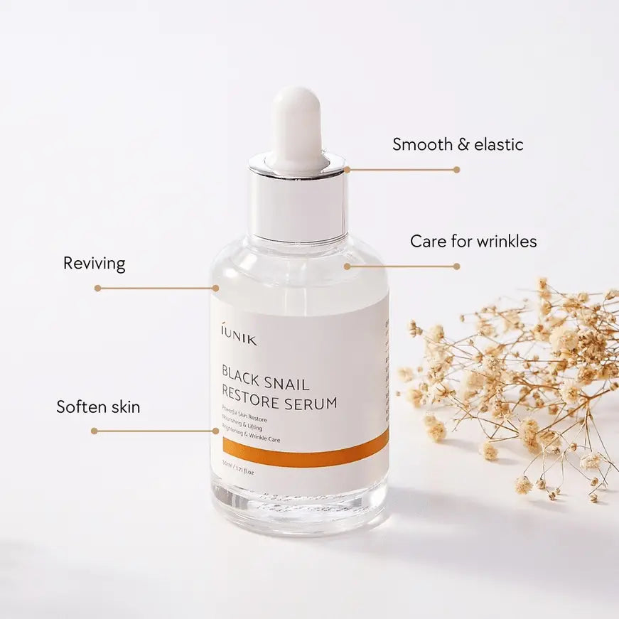 iUNIK Black Snail Restore Serum 50ml by iUNIK – Serum & Ampoule