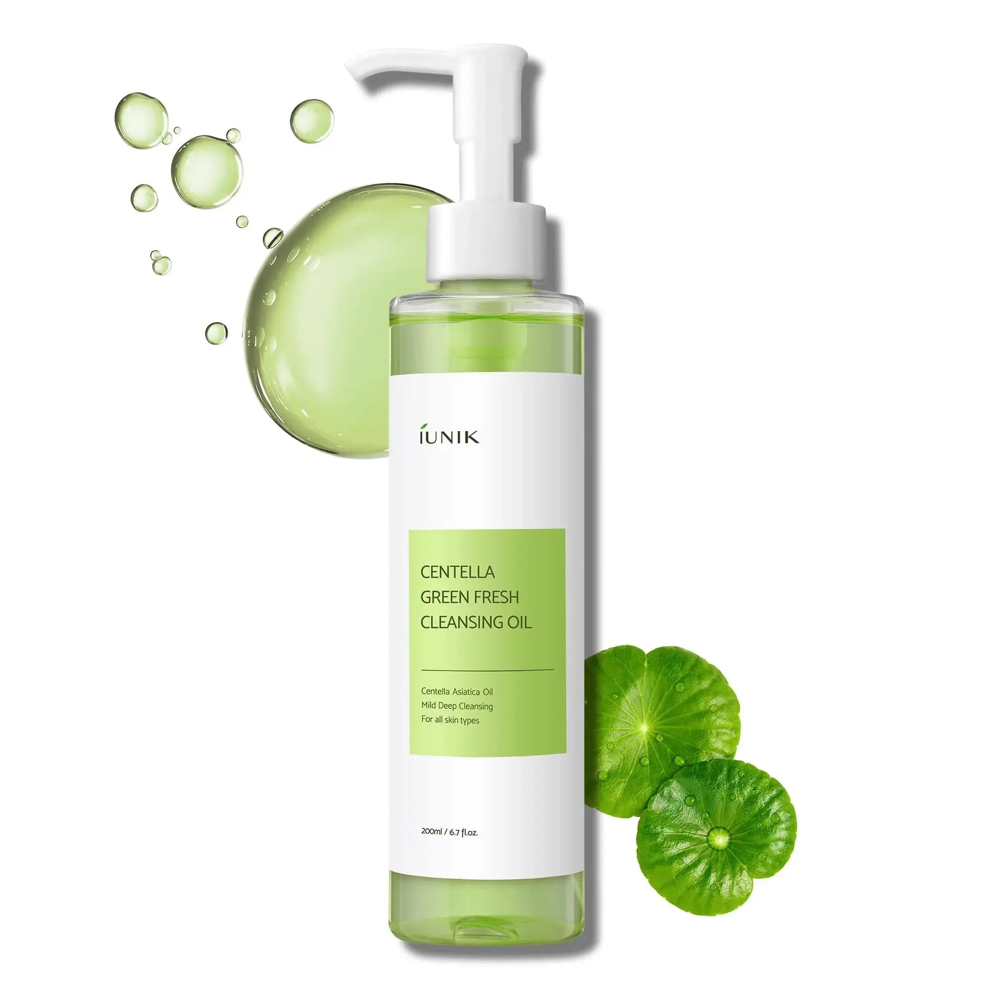 iUNIK Centella Green Fresh Cleansing Oil 200ml by iUNIK – Makeup Remover