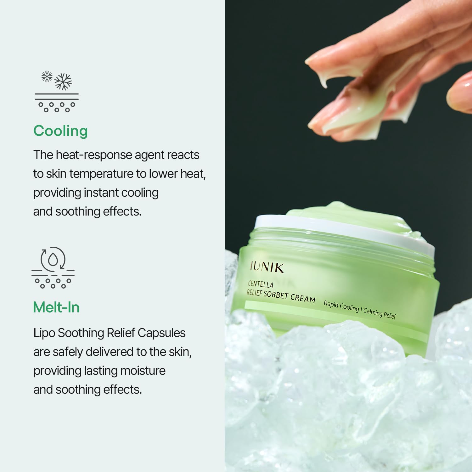 iUNIK Centella Relief Sorbet Cream 50ml by iUNIK – Lotion & Cream