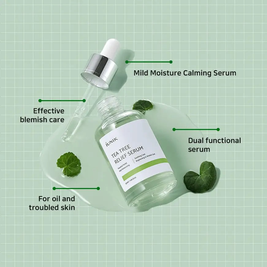 iUNIK Tea Tree Relief Serum 50ml by iUNIK – Serum & Ampoule