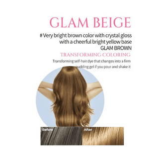 Jennyhouse Salon Code Glam Hair Color  Glam Beige 70ml x 2 by Jennyhouse – Hair Color photo