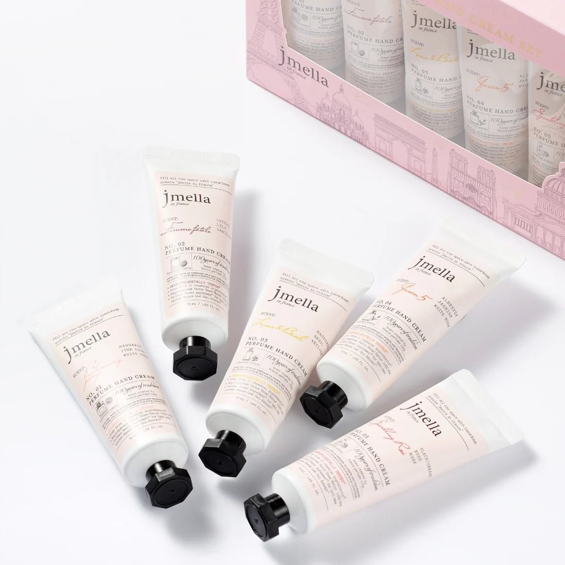 Jmella In France Favorite Perfume Hand Cream Set (50ml x 5) by jmella – Hand Cream