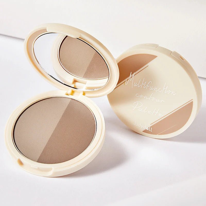 Judydoll 2 Color Contouring Powder for Facial Sculpting 01 Beige by Judydoll – Contour & Highlighter