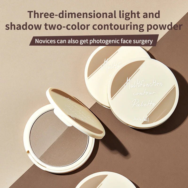 Judydoll 2 Color Contouring Powder for Facial Sculpting 01 Beige by Judydoll – Contour & Highlighter