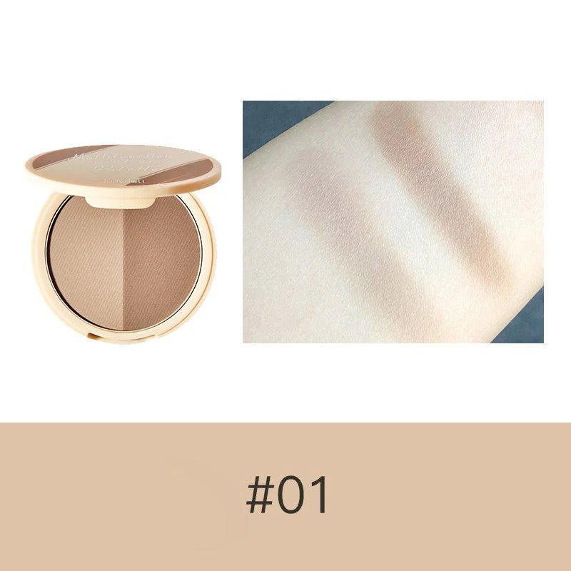 Judydoll 2 Color Contouring Powder for Facial Sculpting 01 Beige by Judydoll – Contour & Highlighter